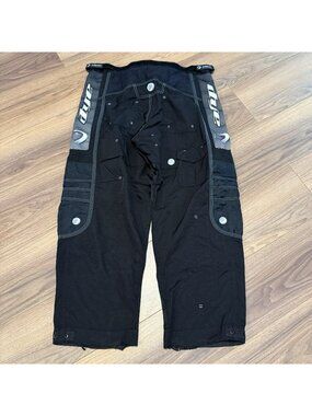 Vintage Dye Paintball Pants Mens XL Black 2004 Y2K Baggy Tactical